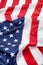 silk American flag Close up background decorate