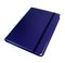 Silk blue cover notebook isolated