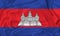 Silk Cambodia Flag