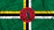 Silk Dominica Flag