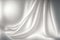 Silk drape abstract texture blur white curtain