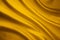 Silk Fabric Wave Background, Yellow Satin Cloth Texture