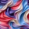 Silk fabric with wavy red, blue, and white draping background (tiled)