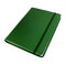 Silk green cover notebook isolated