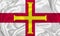 Silk Guernsey Flag