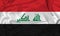 Silk Iraq Flag