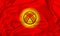 Silk Kyrgyzstan Flag