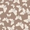 Silk moth almond seamless vector pattern