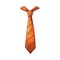 Silk necktie symbolizes elegance in men fashion