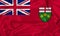 Silk Ontario Flag