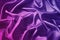 Silk satin. Dark purple pink magenta background. Gradient. Colorful background with space for design. Wavy folds. Shiny fabric.