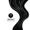 Silk vector black silky fabric and elegant dark satin material illustration set of drapery texture cloth flowing luxury
