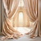 Silken Mirage: An Illusion of Luxury with Satin Drapes