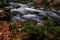 Silky cascade in Ardennen Belgium