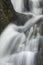 Silky closeup, long exposure of Kent Falls in western Connecticut.