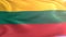 silky flag of Lithuania