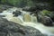 Silky flow of rapids in the Sugar River, New Hampshire