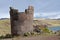 Sillustani tombs in the peruvian Andes near town Puno, Peru.