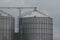Silo towers for storing bulk materials