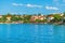 Silo, village in north-east of the island of Krk, Croatia. Tourist centers of the Dobrinj