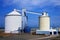 Silos in the port of Calais