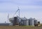 Silos with Windmill