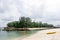 Siloso Beach Sentosa is the most famous white beach in Singapore. Siloso Beach Sentosa, Singapore, March 15 2019