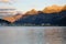 Silvaplana Lake and Swiss Alps at Dawn