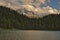Silvaplana Lake in Switzerland closed to st. moritz