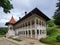 SILVASU DE SUS, ROMANIA - Jul 12, 2020: Prislop Monastery from Hunedoara County