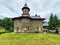 SILVASU DE SUS, ROMANIA - Jul 12, 2020: Prislop Monastery from Hunedoara County