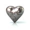 Silver 3d heart jigsaw puzzle