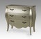 Silver antique ornate chest of drawers