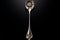 Silver antique spoon tool. Generate ai