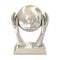 Silver award trophy with stars, hands and soccer b