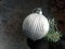 Silver bauble Christmas decoration