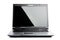 Silver black isolated laptop