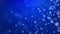 Silver Blue Glitter Sparkling Magic Shining snow, snowflake Dust particles Loop Background 4K.
