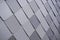 Silver blue metal shiny vivid rooftop tile panels