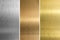 Silver, bronze, brass or golden textures