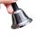 Silver butler bell to call for service for assistance
