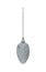 Silver Christmas hanging bump isolated