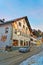 Silver colored Opel parked in front of a house in Garmisch-Partenkirchen