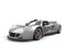 Silver concept supercar