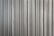 Silver corrugated zinc wall background