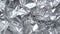 Silver crumpled foil texture background,  Abstract background for design
