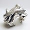 Silver Cuff By Laura Mac: Expressionistic Distorted Forms Inspired By Johnson Tsang