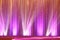 Silver Curtain Screen drape wave and lighting beam