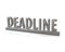 Silver deadline icon