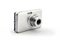 Silver digital compact photo camera